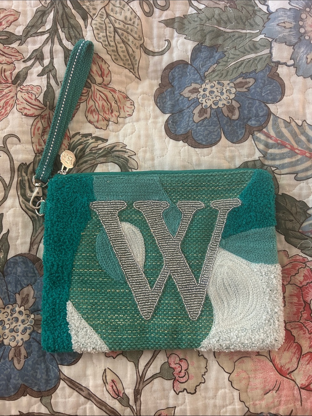 Anthropologie A&B Beaded Clutch ‘W’